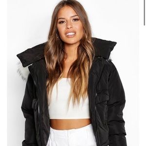 Cropped Puffer Jacket